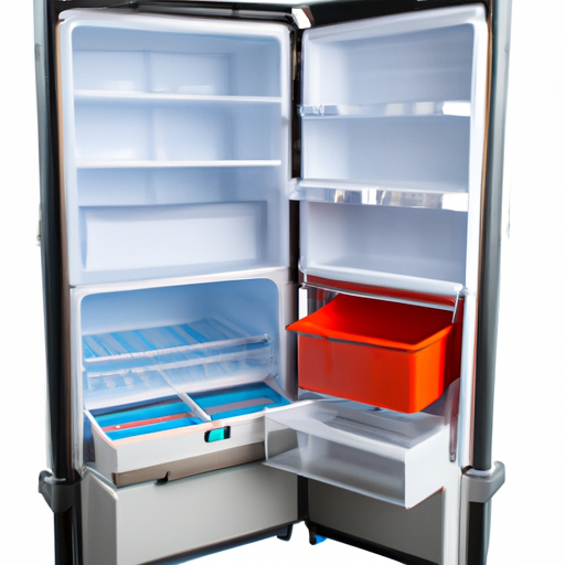 A well-organized high-end cooler with separate compartments for different items